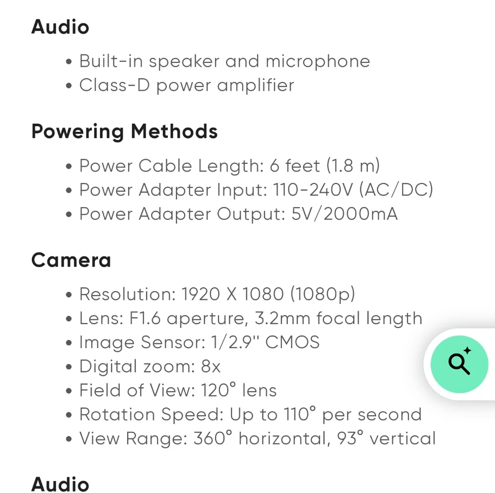Wyze Cam Pan v2 pet camera